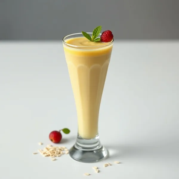 Keto-Friendly Turmeric Oat Milk Smoothie