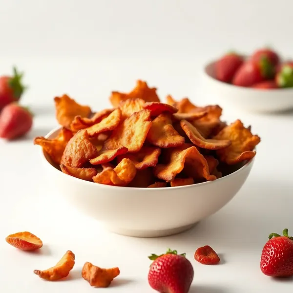 Kettle-Cooked Erdbeerchips