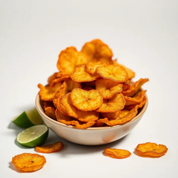 Chips de Banana com Lima e Pimenta