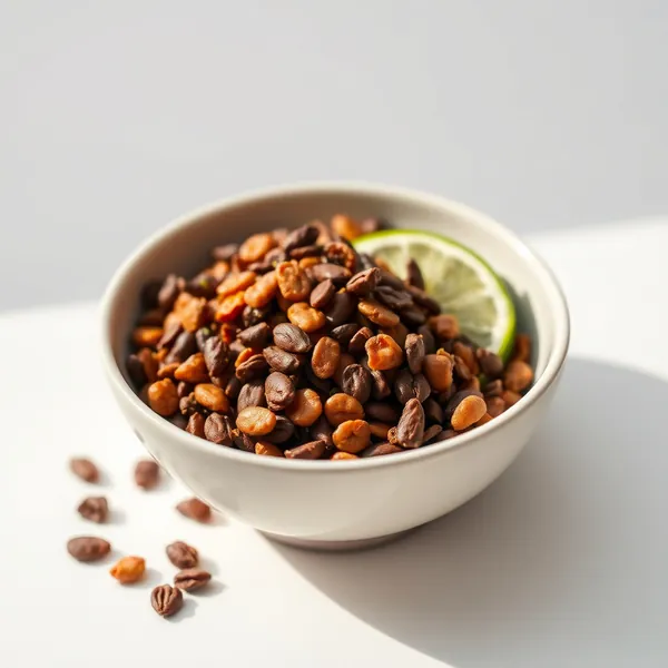Nibs de Cacau com Lima e Pimenta