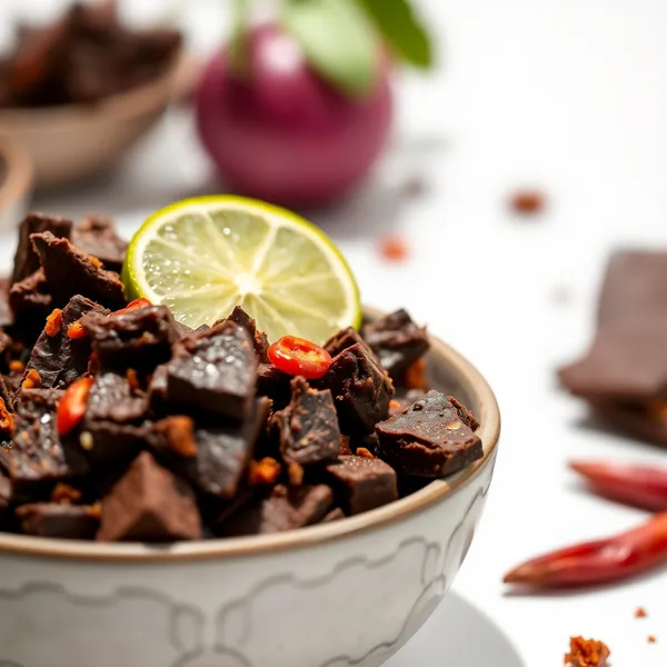 Chocolate Negro con Lima y Chile