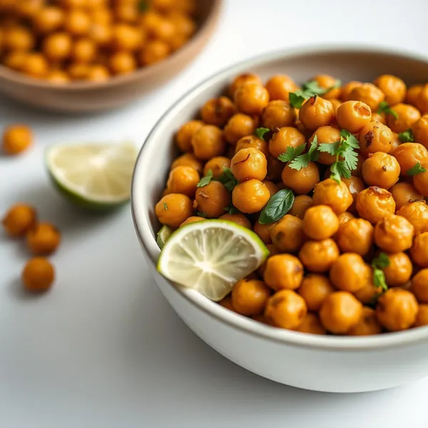 Lime Chili Roasted Chickpeas
