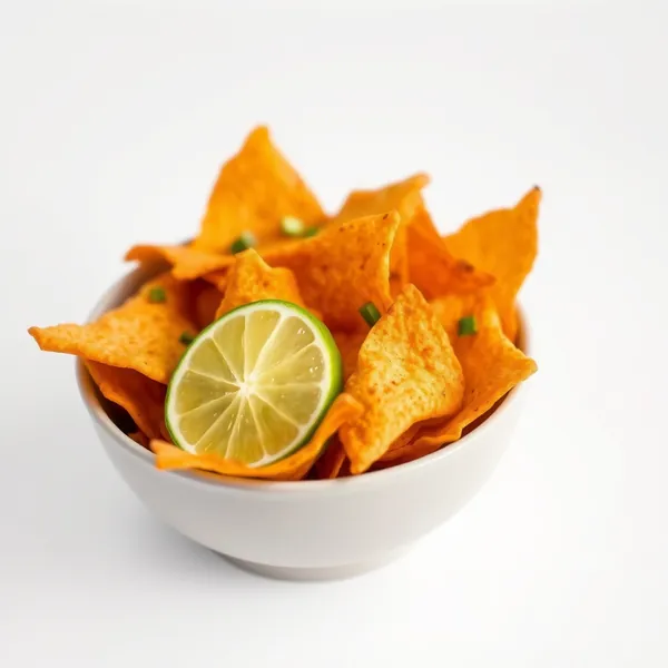 Chips de Tortilha com Lima e Pimenta