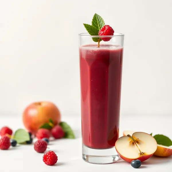 Smoothie de Jus de Pomme et Açaï Basse en Calories