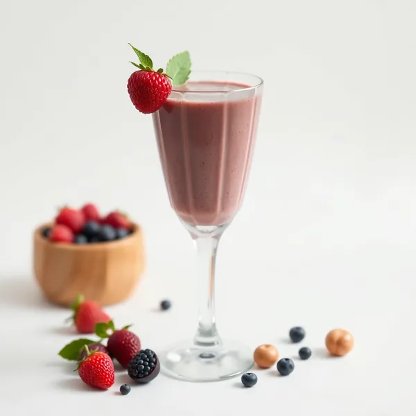 Low-Calorie Acai Hazelnut Milk Smoothie
