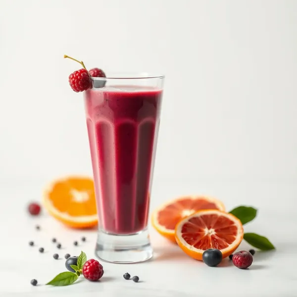 Low-Calorie Acai Orange Juice Smoothie
