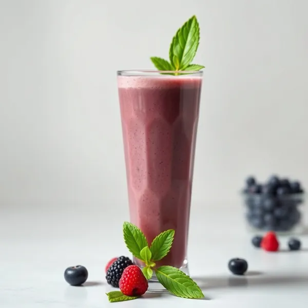 Smoothie Protéiné à l'Açaï Bas en Calories