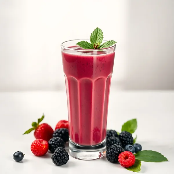 Smoothie di Açaí e Latte di Riso Basso Calorie