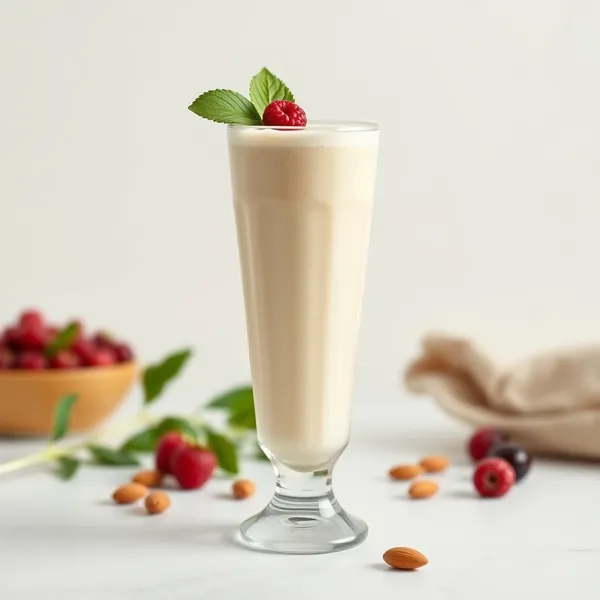 Low-Calorie Almond Butter Macadamia Milk Smoothie