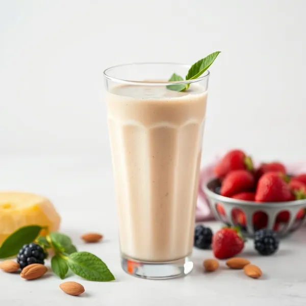 Smoothie Protéiné au Beurre d'Amande Basse en Calories