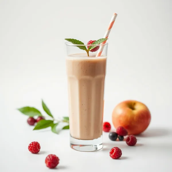 Low-Calorie Apple Juice Smoothie