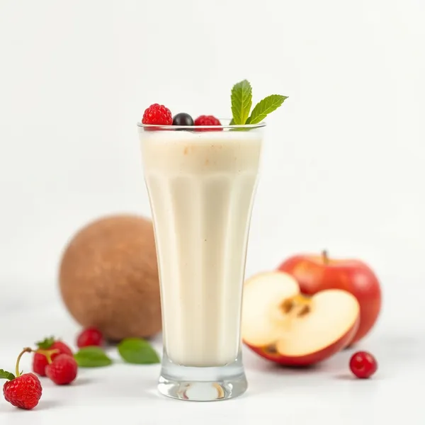 Smoothie Bas en Calories de Pomme et Eau de Coco