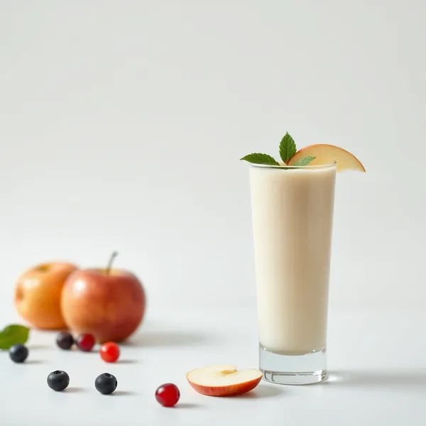 Low-Calorie Apple Kefir Milk Smoothie