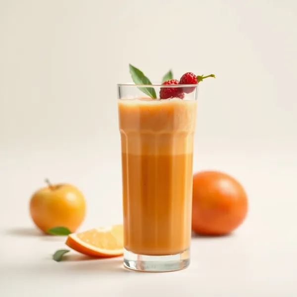 Low-Calorie Apple Orange Juice Smoothie