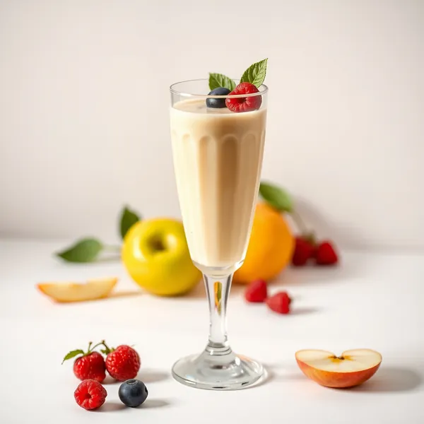 Low-Calorie Apple Protein Shake Smoothie