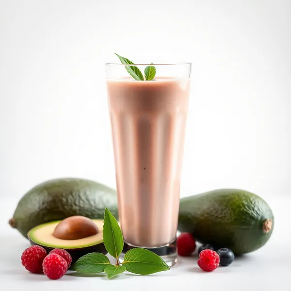 Low-Calorie Avocado Hemp Milk Smoothie