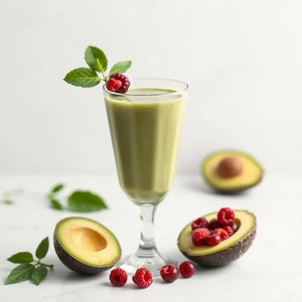 Smoothie Avocat Matcha Basse Calorie