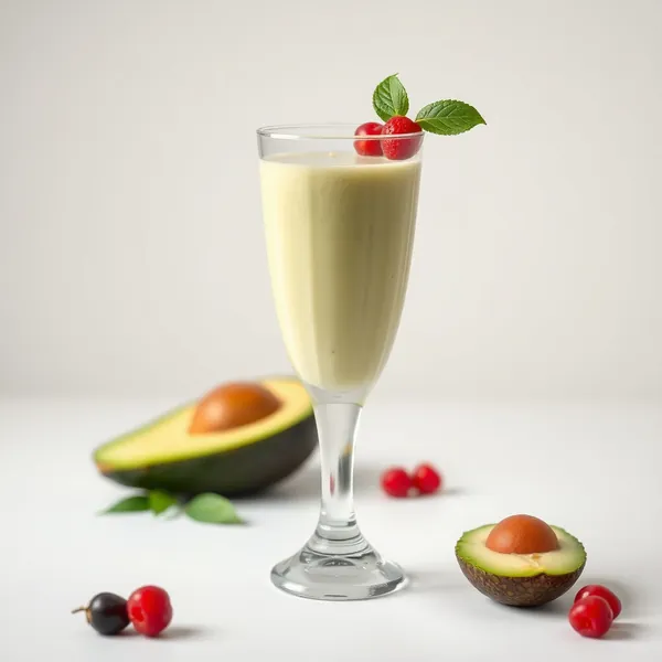 Smoothie Avocat et Soja Basse Calorie