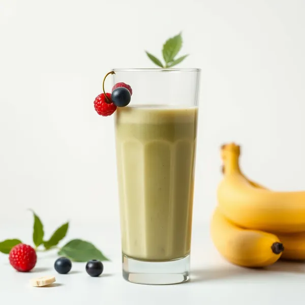 Smoothie Basse Calorie Banane Matcha