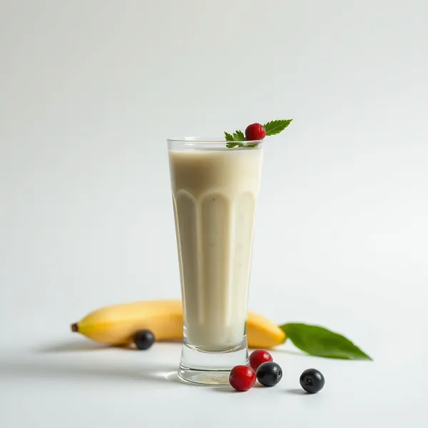 Smoothie Basse en Calories Banane Lait de Pois