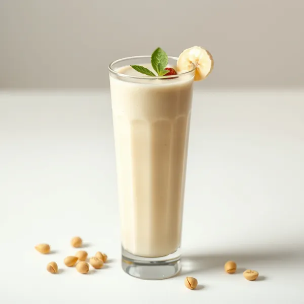 Smoothie Baixo em Calorias de Banana e Leite de Pistache