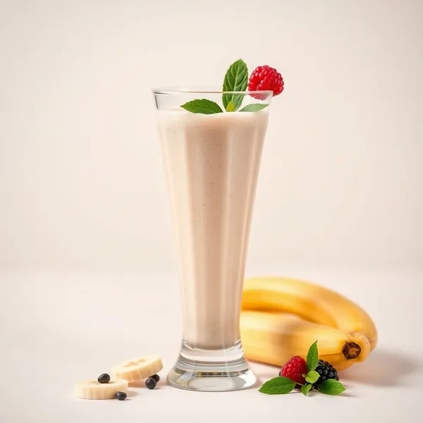 Smoothie Protéiné à la Banane Basse en Calories