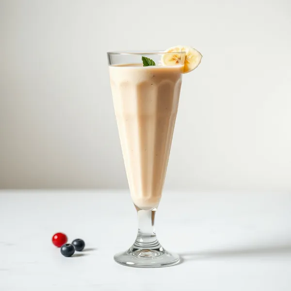 Low-Calorie Bananen-Soja-Milch-Smoothie