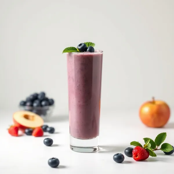 Smoothie de Suco de Morango e Maçã Baixo em Calorias