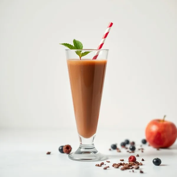 Smoothie Basse Calorie Cacao Jus de Pomme