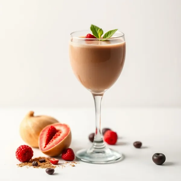 Smoothie Basse Calorie au Cacao et Lait d'Anacarde
