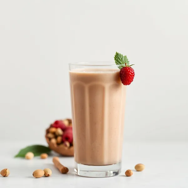Low-Calorie Cacao Powder Pistachio Milk Smoothie