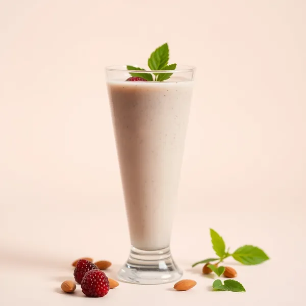 Smoothie Basse Calorie aux Graines de Chia et Lait d'Amande