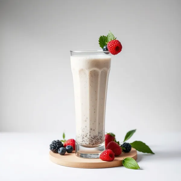 Smoothie de Chia Basse en Calories et Eau de Coco