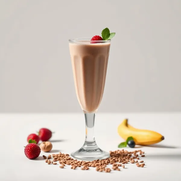 Low-Calorie Chia Seed Hazelnut Milk Smoothie