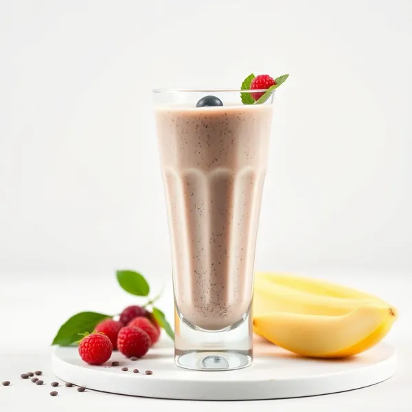 Low-Calorie Chia Seed Protein Shake Smoothie