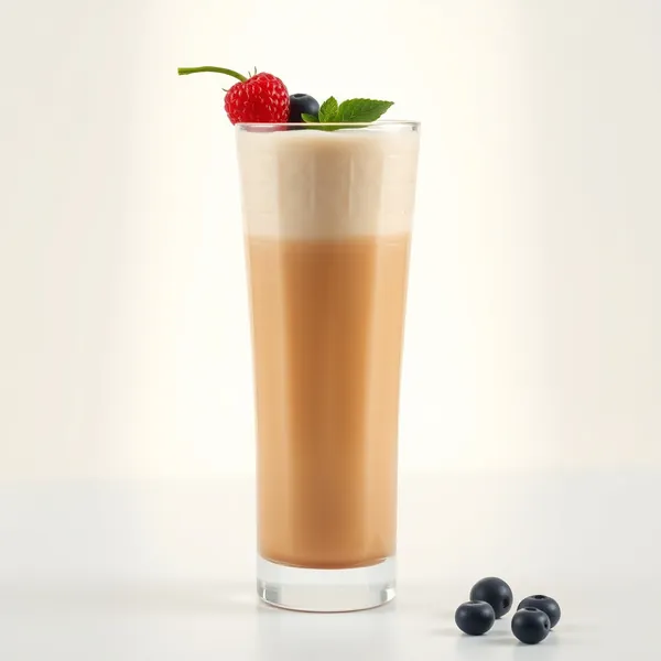 Smoothie de Café Frio de Coco Baixo em Calorias