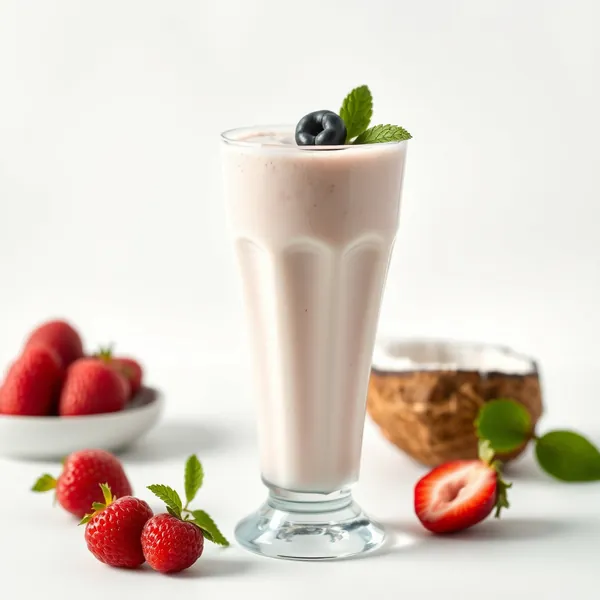 Low-Calorie Coconut Greek Yogurt Smoothie