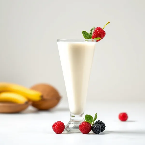 Smoothie de Kefir de Coco Baixo em Calorias