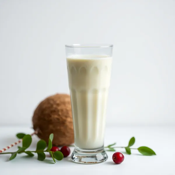 Smoothie Basse en Calories au Coco et au Lait de Pois