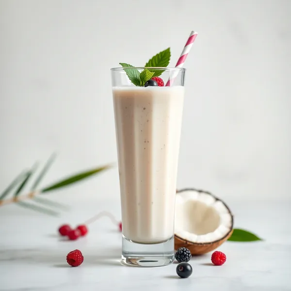 Smoothie de Protéine de Coco Basse en Calories