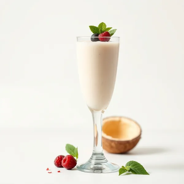 Smoothie al Latte di Cocco e Spelta a Basso Contenuto di Calorie