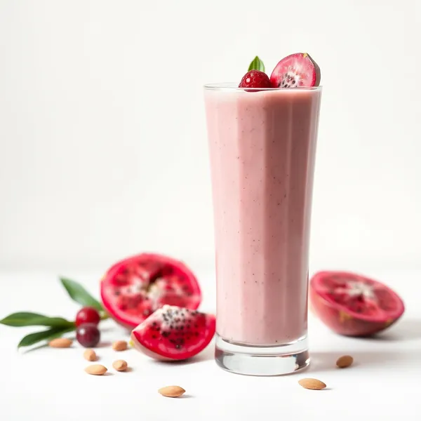 Low-Calorie Dragonfruit Almond Milk Smoothie