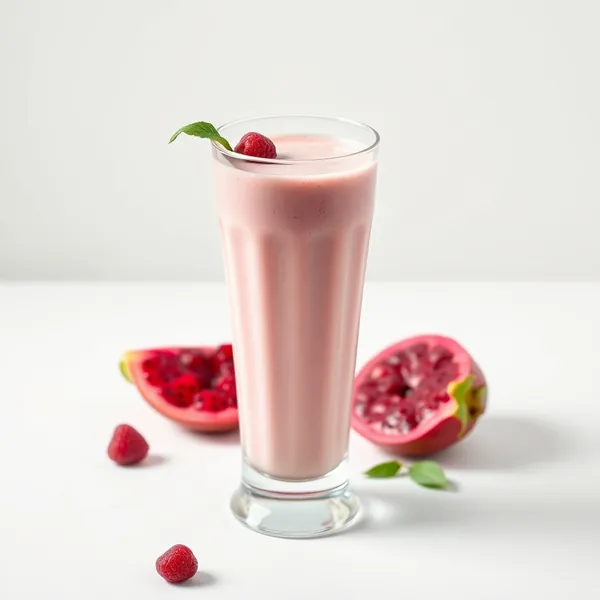 Smoothie Bas en Calories de Fruit Dragon et Lait de Cajou