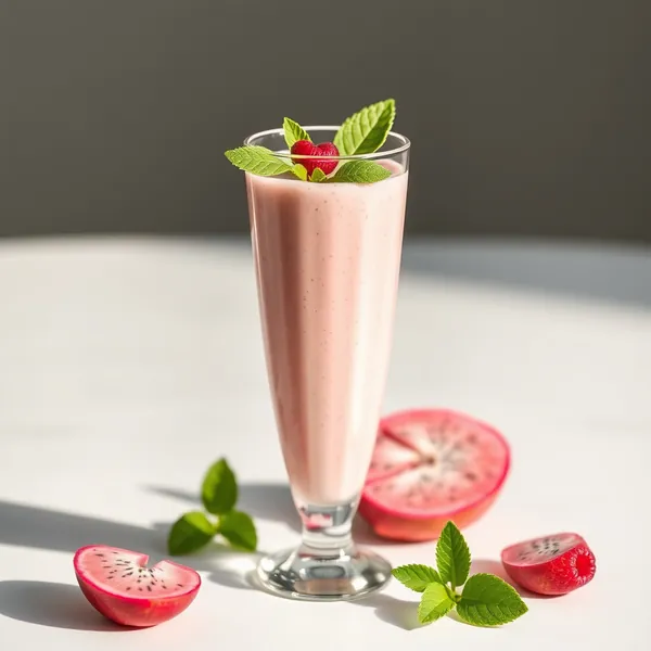 Low-Calorie Dragonfruit Greek Yogurt Smoothie