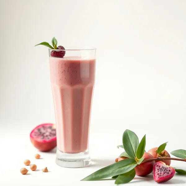 Low-Calorie Dragonfruit Hazelnut Milk Smoothie