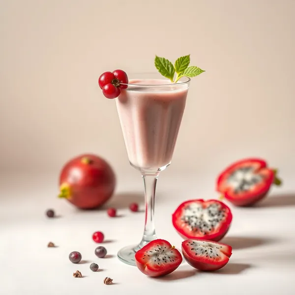 Low-Calorie Dragonfruit Hemp Milk Smoothie