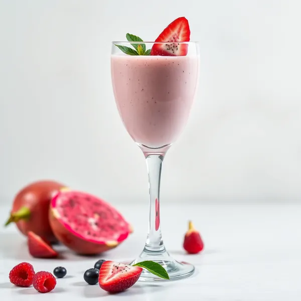 Smoothie de Kefir de Fruit Dragon Bas en Calories