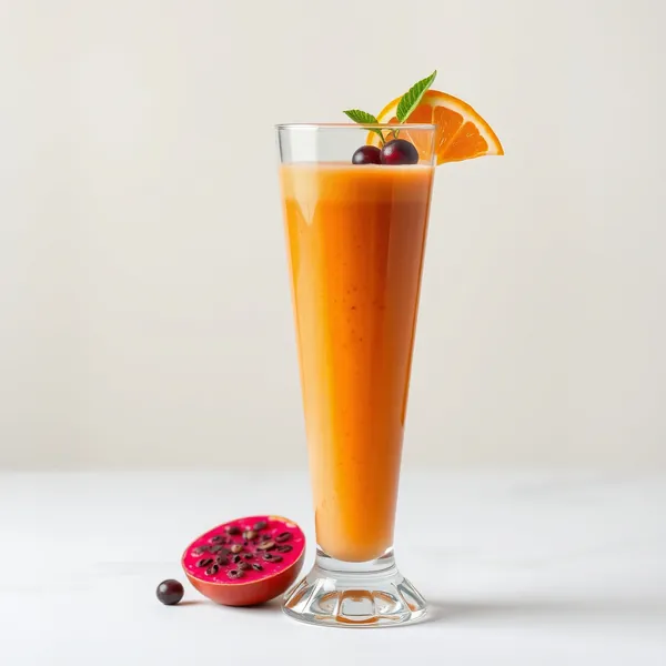 Smoothie de Jus d'Orange et Fruit du Dragon Basse Calorie