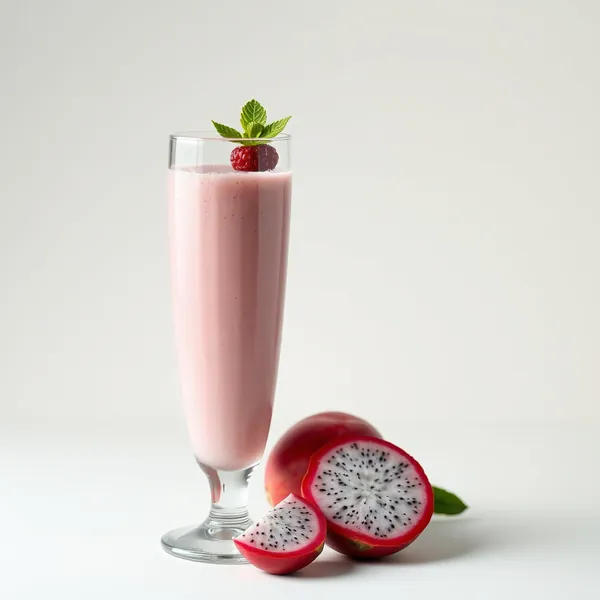 Low-Calorie Dragonfruit Soy Milk Smoothie