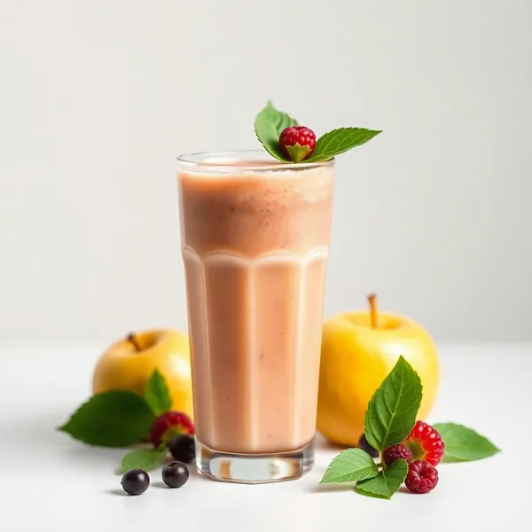 Low-Calorie Ginger Apple Juice Smoothie